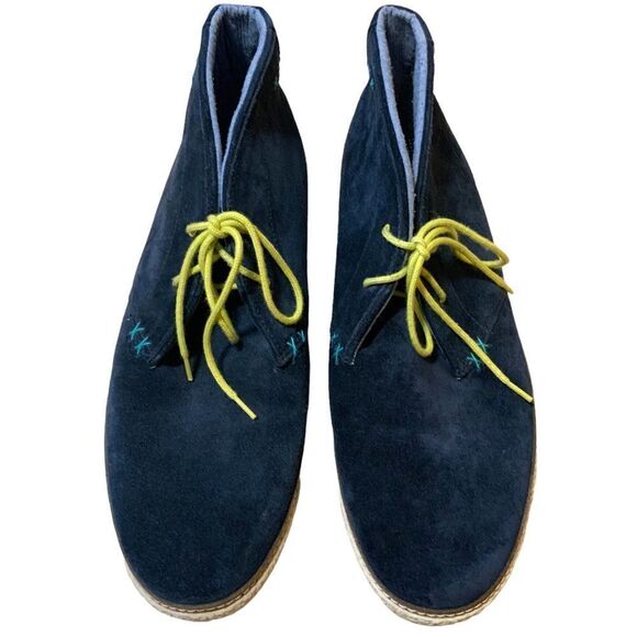 TED BAKER Abdon 2 Leather Blue Chukka Boots Size 13 main image 12